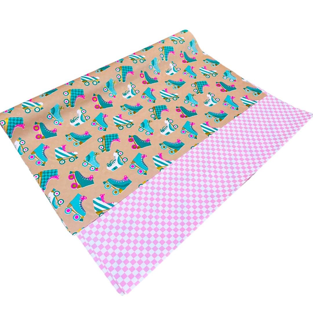 LA TROVE Colourful Gift Wrapping Paper Sheet For Gift Packing | Gift Wrap Roll, Gift Papers Sheets, Gift Cover Wrapping Paper(Blush Pink) (Pack 0f 5)