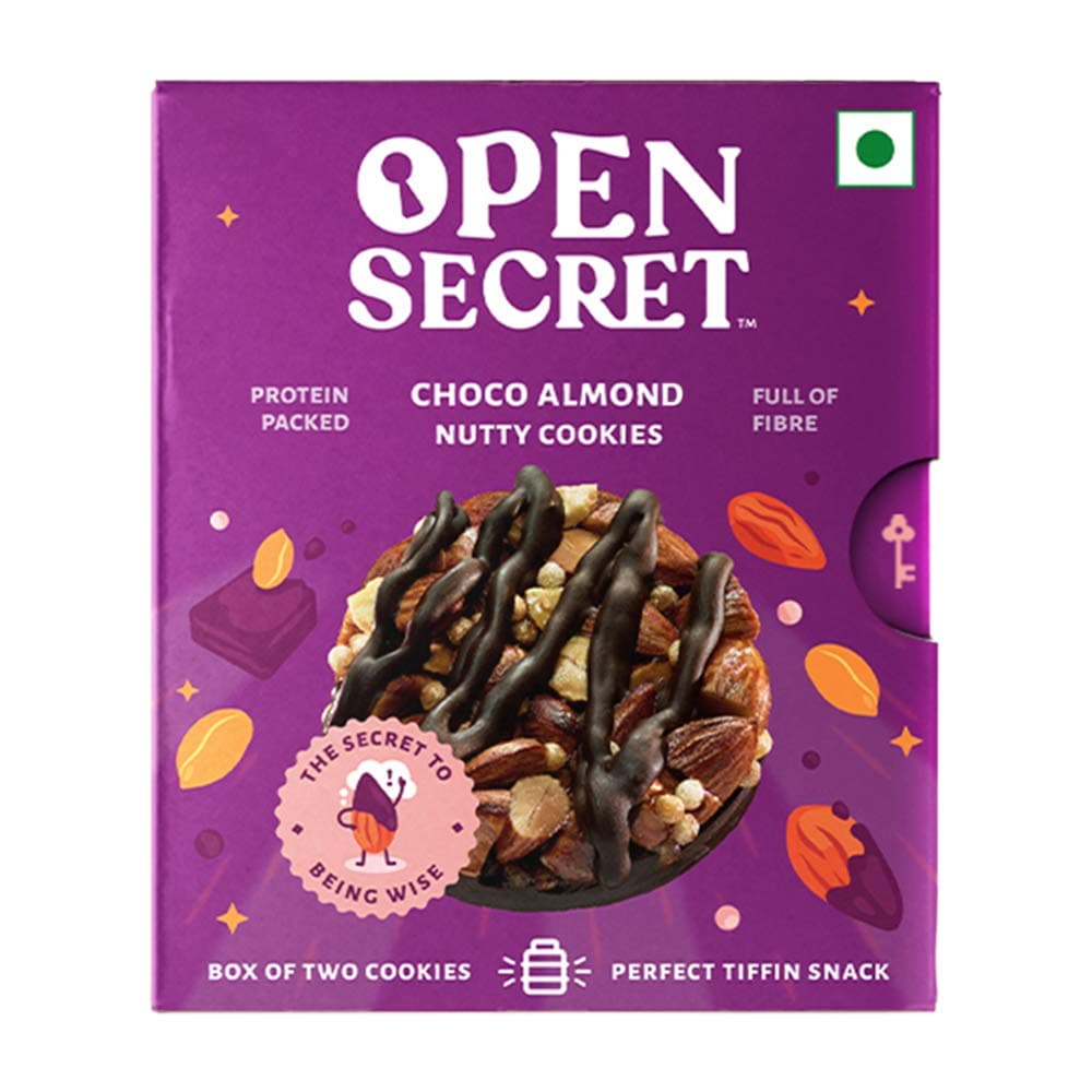 Open Secret Cookies | 66 Boxes, 2 Cookies Each | Healthy Snacks, Cookies Gift Hamper, Cookies Biscuits, Cookies Gift Packs, Healthy High Protein, No Added Maida, Gifts (66 X 2 = 132)
