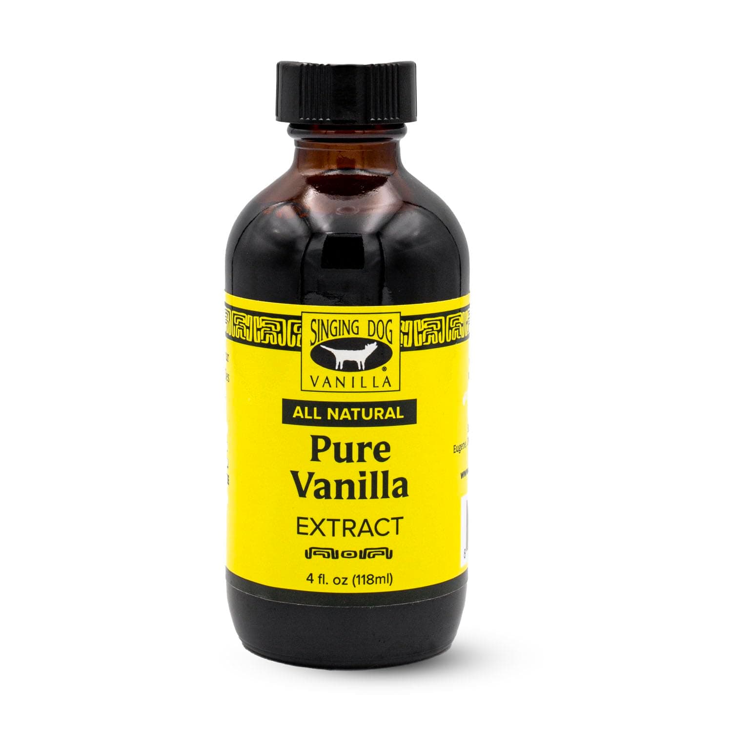 Singing Dog Vanilla, Pure Vanilla Extract, 4 Fluid Ounce Bottle