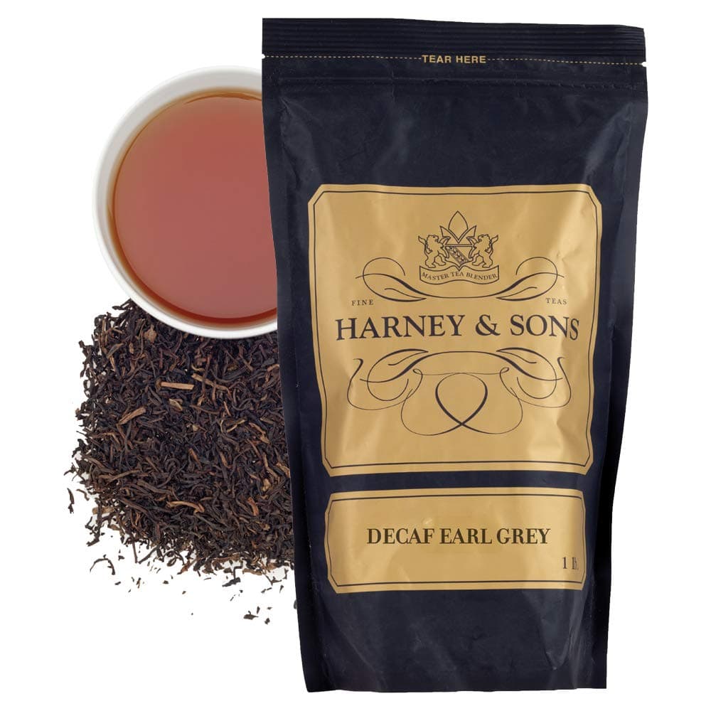 Harney & Sons Decaffeinated Earl Grey, Loose Leaf Tea, 16 oz