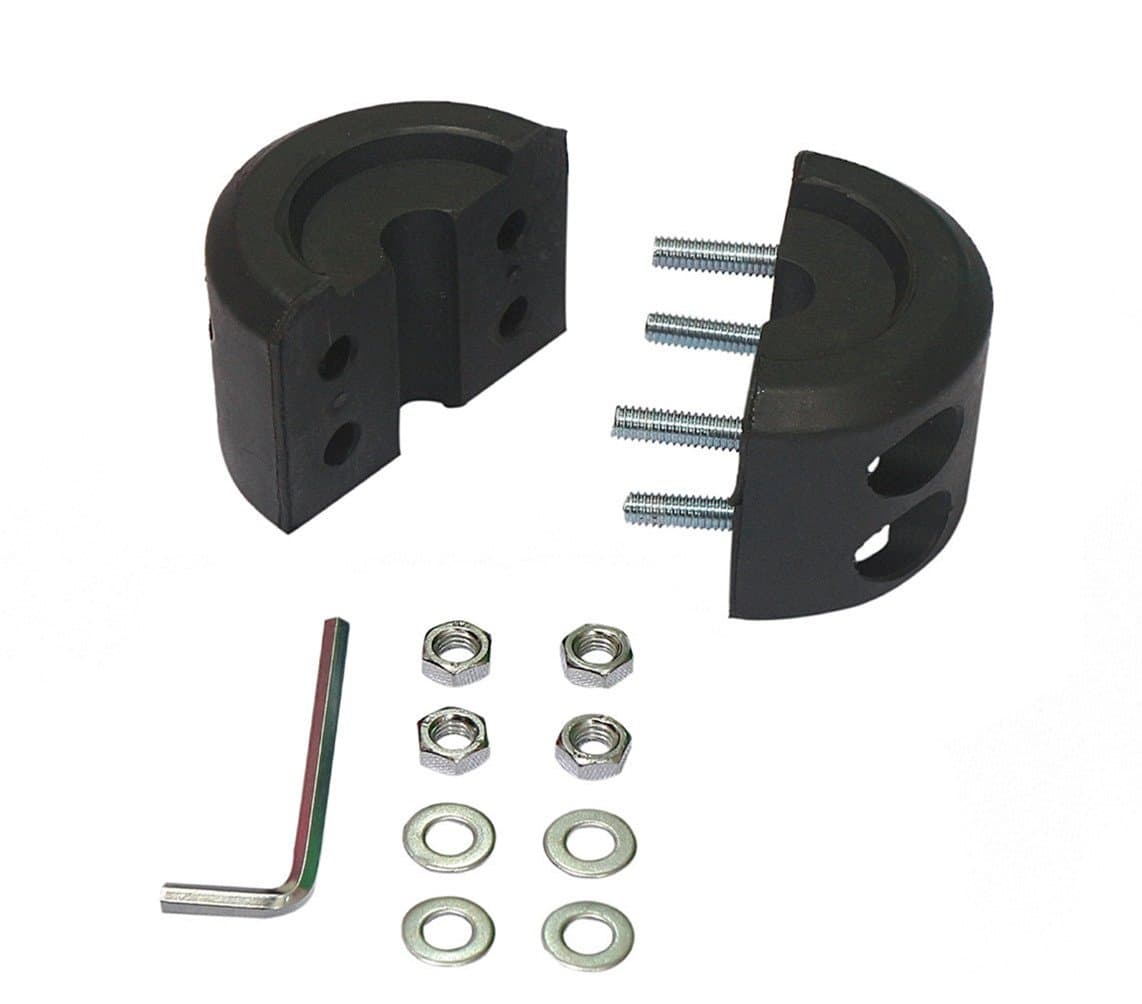 Qbreloh Winch Cable Hook Stopper for ATV UTV Winches, Rubber Winch Line Saver(Black) with Allen Wrench