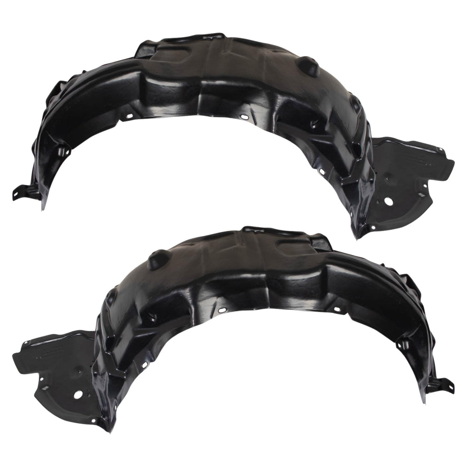 TRQ Inner Fender Liner Set Compatible with 2009-2010 Lexus IS250 LX1248118 LX1249118