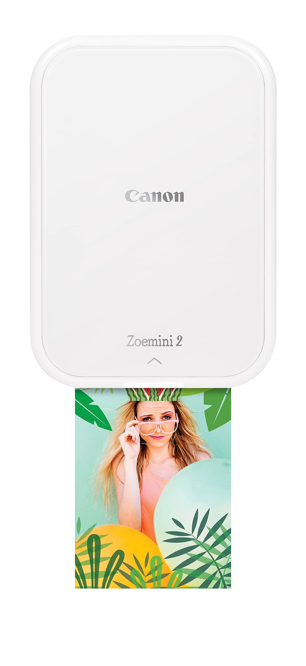 Zoemini 2 Printing Kit: Capture & Create Anywhere - Compact Portable Photo Printer - Bluetooth 5.0 - Fast USB-C Charging for On-the-Go Adventures, Pearl White