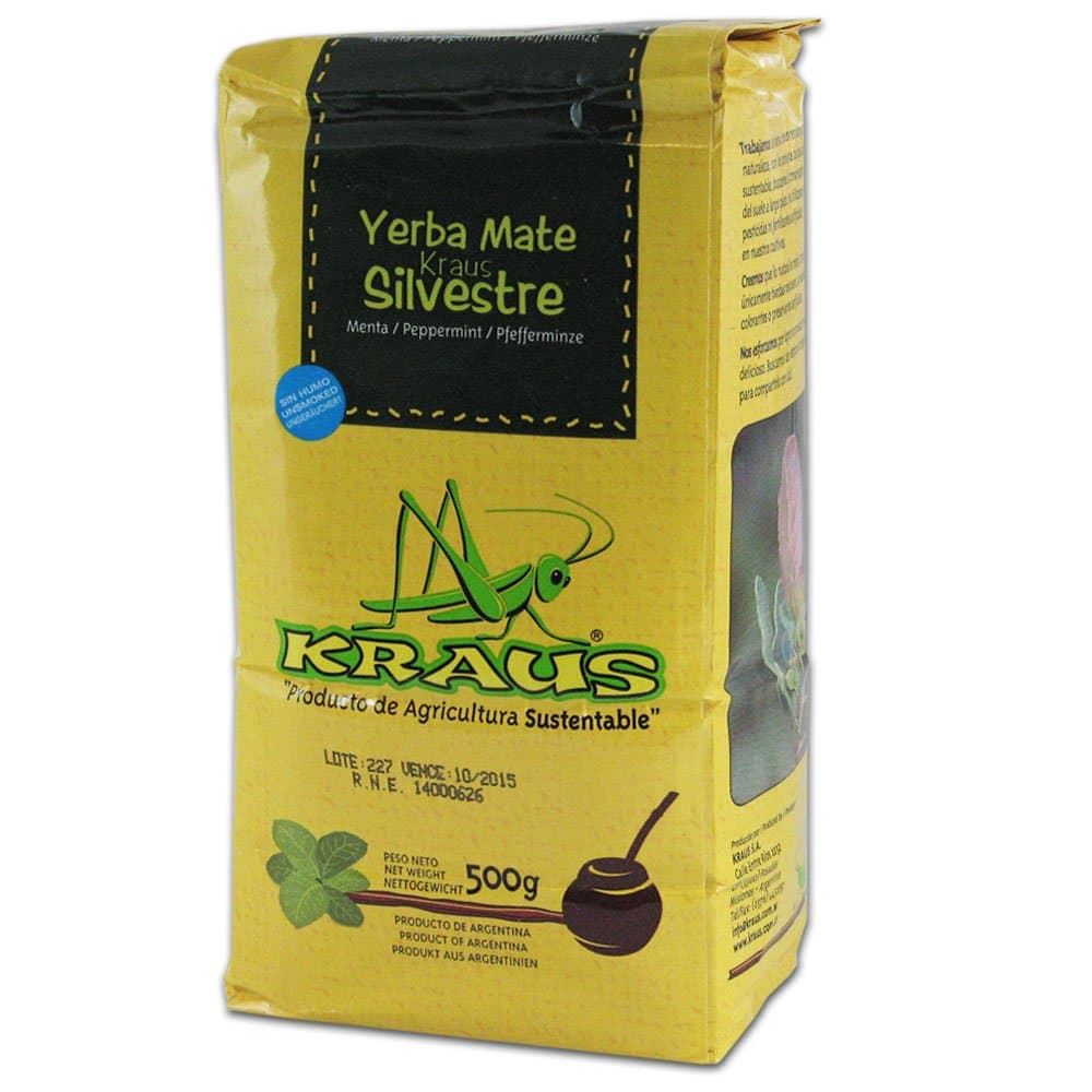 Yerba Mate Kraus Silvestre 500g Mint