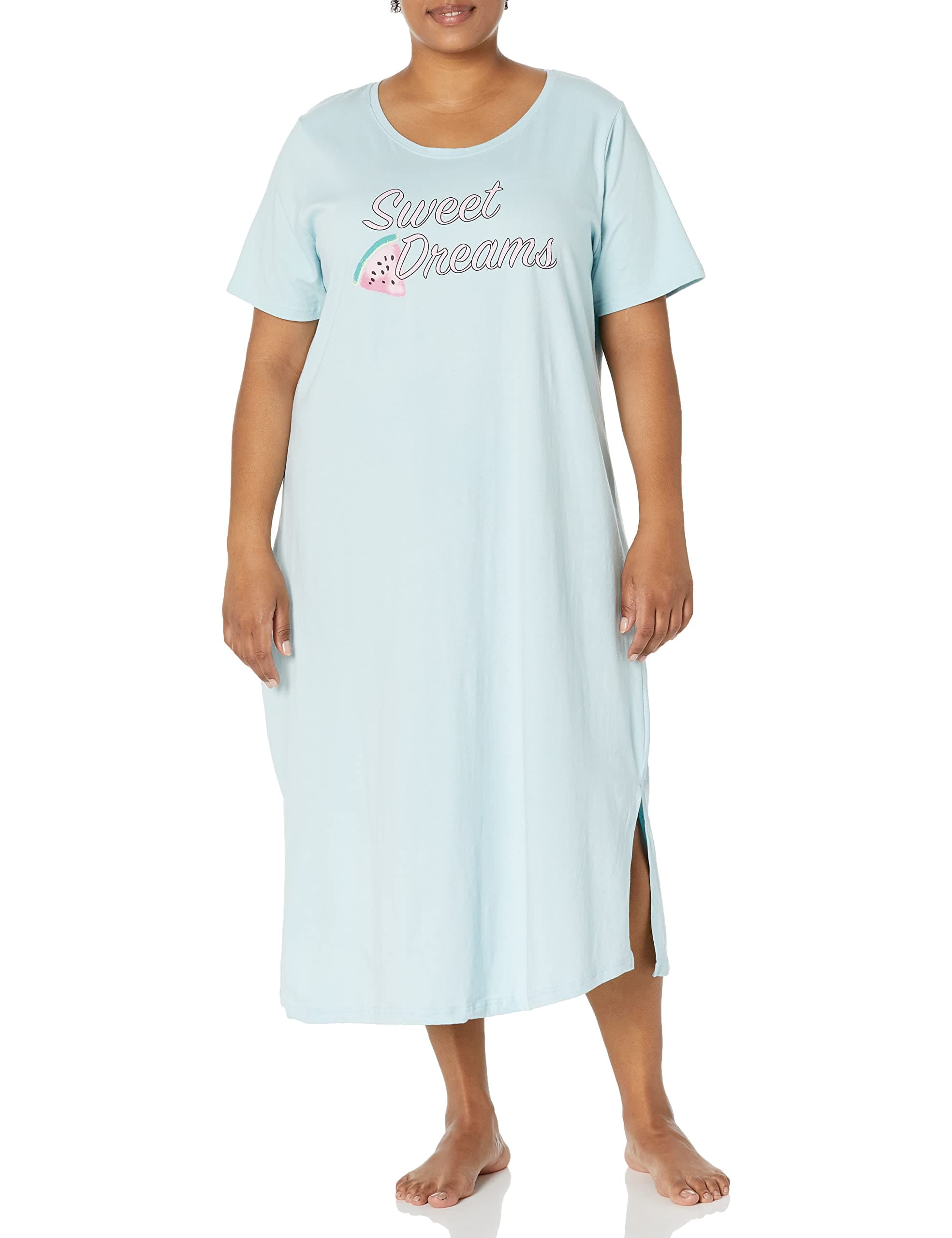EVANS Women's Plus Size Nightdress Sweet Dreams