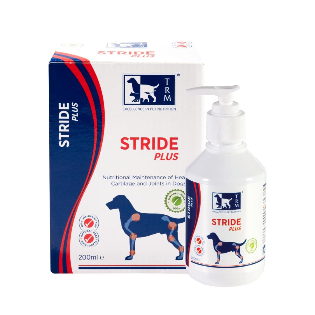 TRM Pet Stride Plus Joint Aid For Dogs - 200ml Liquid Joint Supplement For Nutritional Maintenance Of Healthy Cartilage And Joints - The Natural Way To Keep Your Dogs Joints Mobile