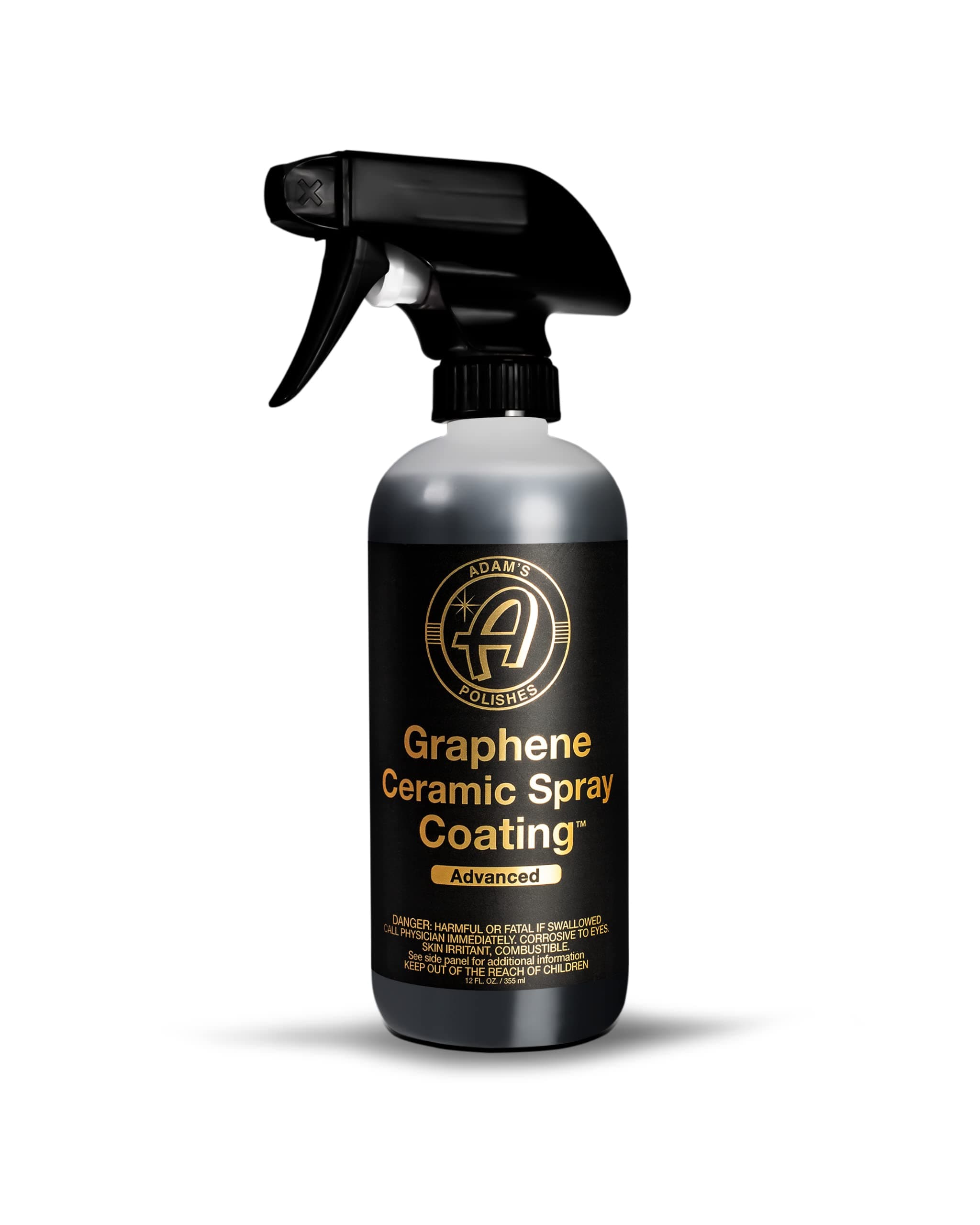 Adam's Polishes Advanced Graphene Ceramic Spray Coating - 18+ Months Sprayable Graphene Oxide Ceramic Coating for Cars, Boats, RV's & Motorcycle | Adds Extreme Gloss, Depth, Shine & Protection