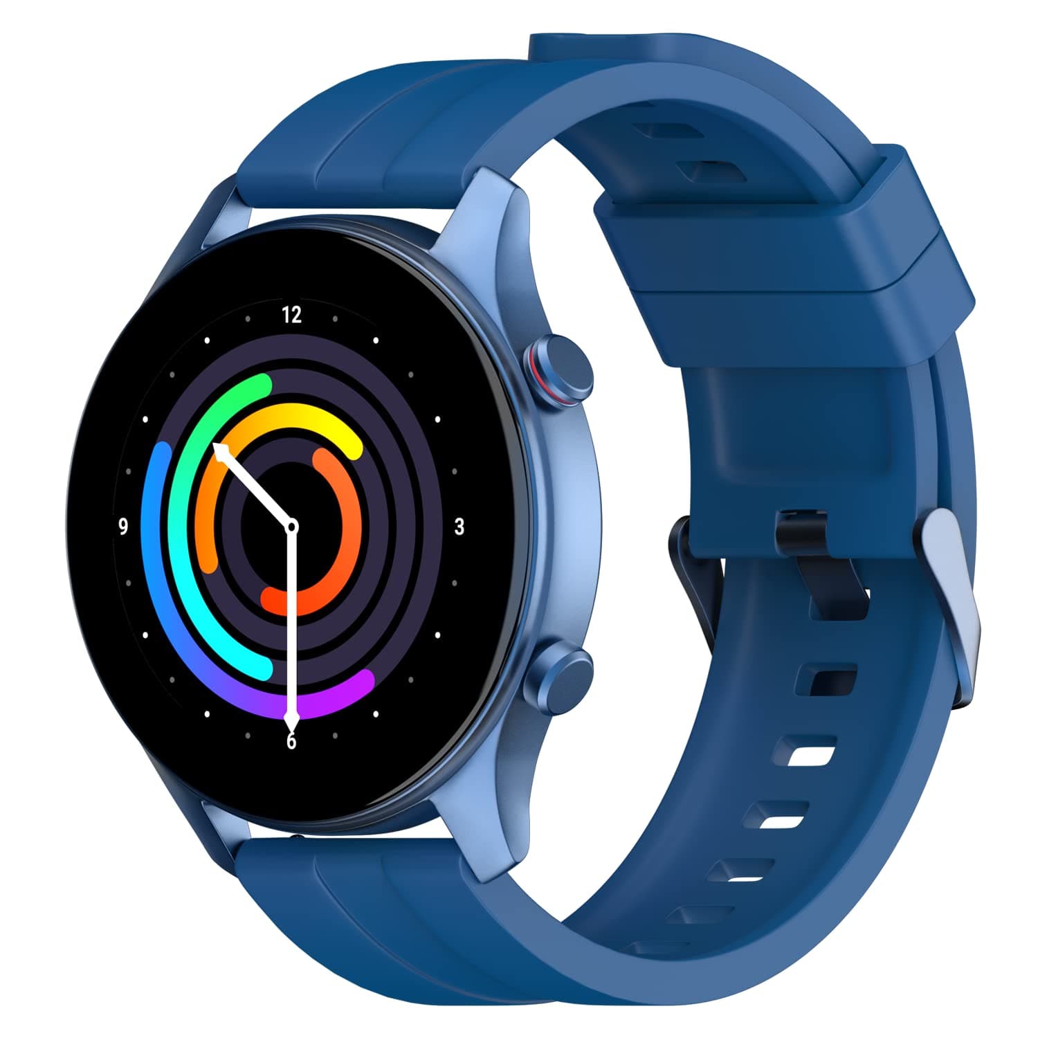 Noise Evolve 2 Play AMOLED Display Smart Watch with Fast Charging, Always On Display, 50 Sports Modes, Hindi Language Support, Health Suite (Electric Blue)