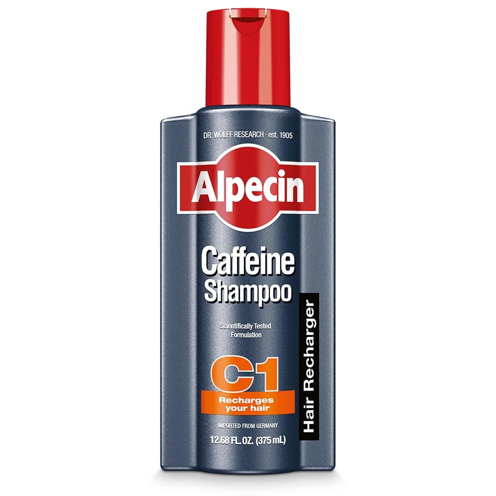 Alpecin C1, Caffeine Shampoo 12.68 fl oz, Caffeine Shampoo to Promote Natural Hair Growth and Thickness, Energizes Hair and Scalp, Leaves Hair Feeling Stronger