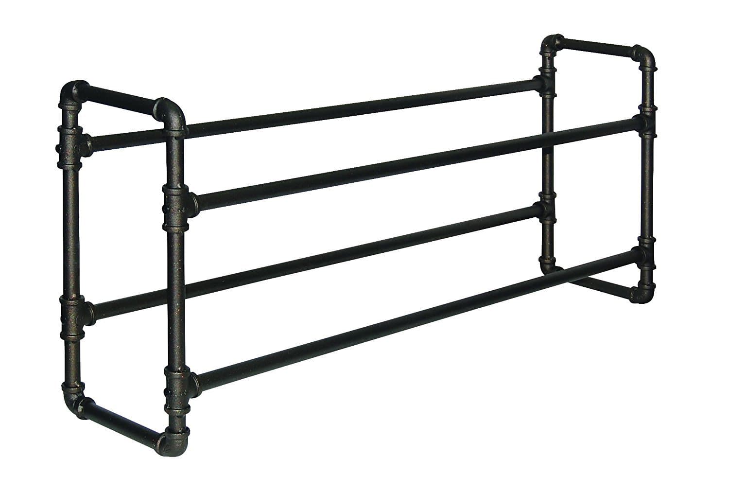 Modern Industrial Style 2 Tier Shoe Rack