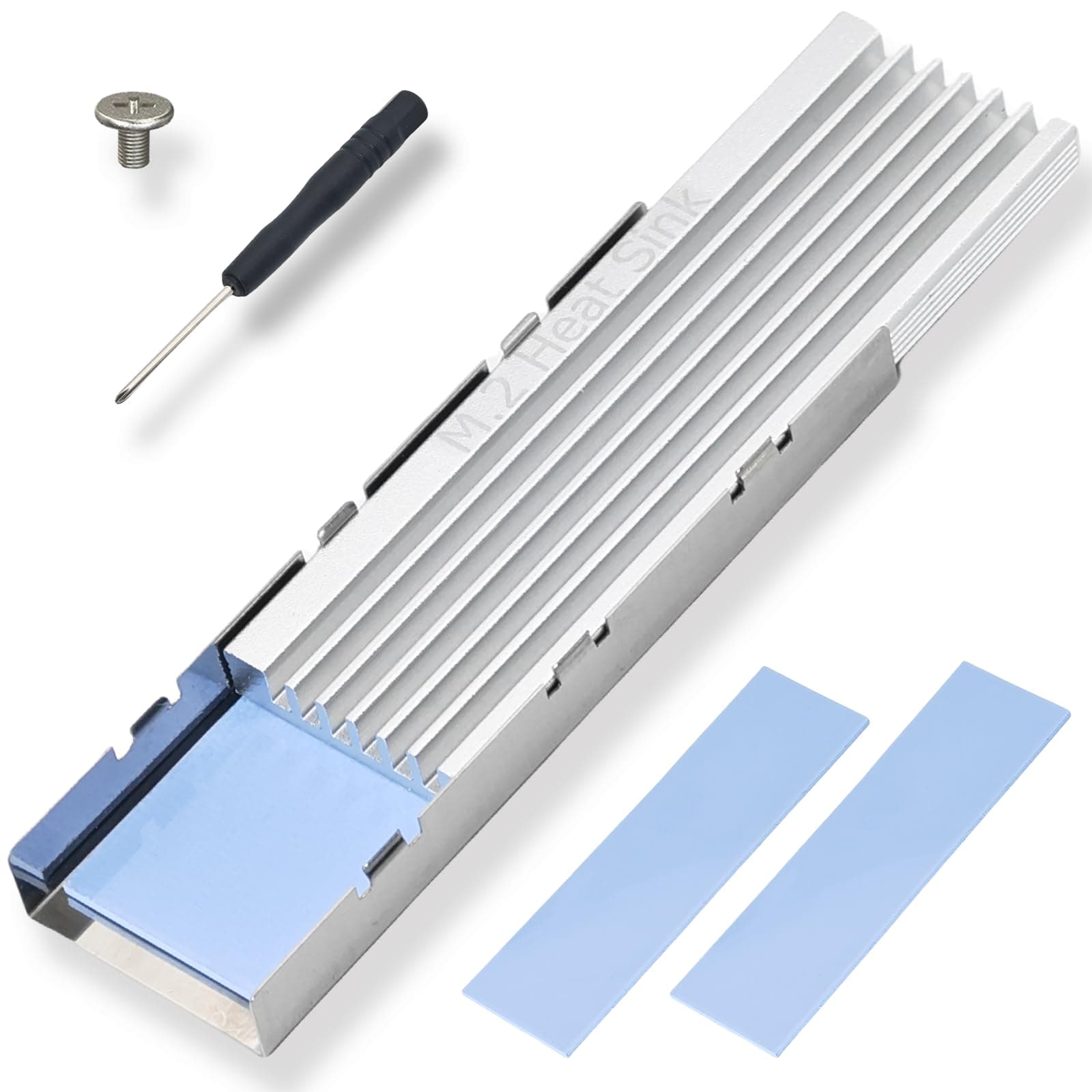 M.2 Heatsink with Thermal Silicone Pad for PS5/PC/Workstation - NVME Heatsink, SSD HeatSink, M.2 Heat Sink