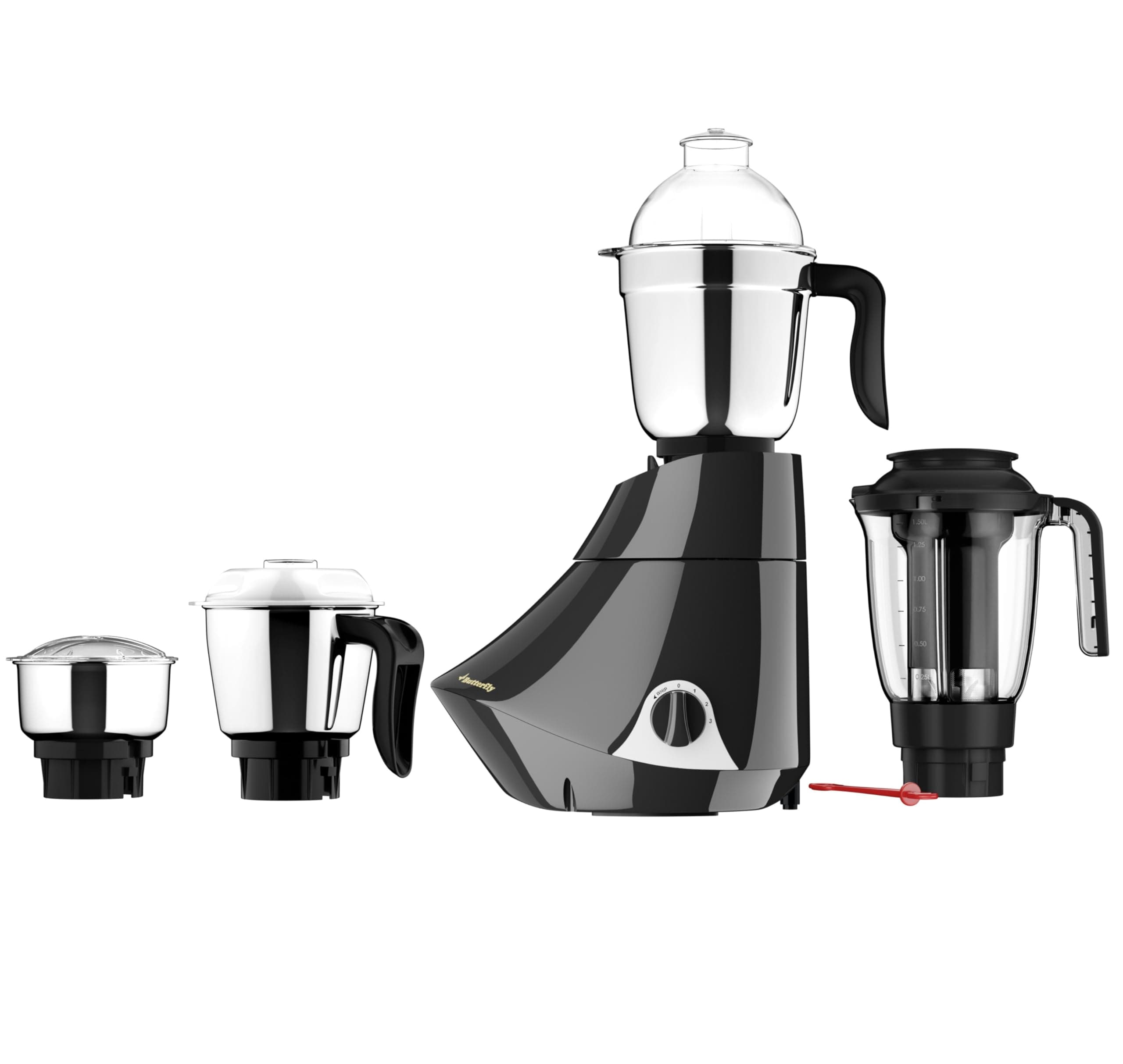 Butterfly Smart Mixer Grinder 750W, 4 Jars (Grey)