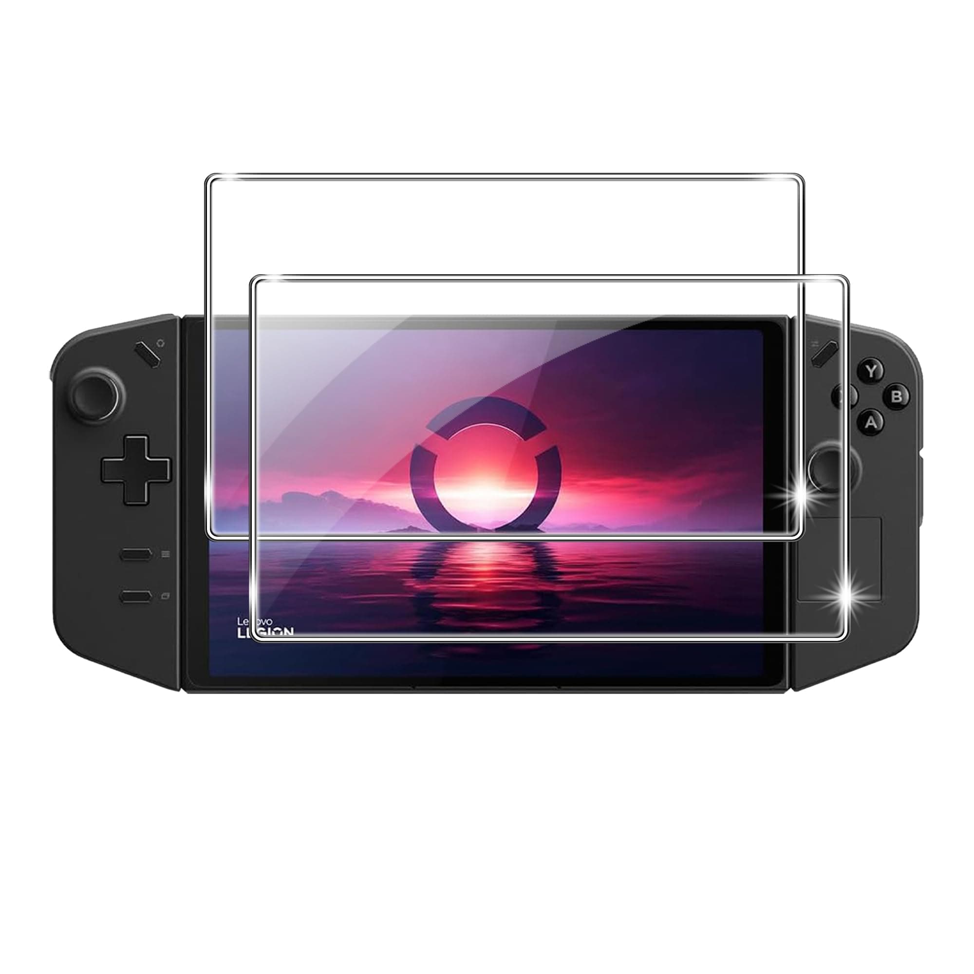 2 Pack Screen Protector for Lenovo Legion Go Tempered Glass, 9H Hardness, Scratch-Resistant Tempered Glass Membrane, Bubble-Free Anti-Fingerprint HD Screen Protector