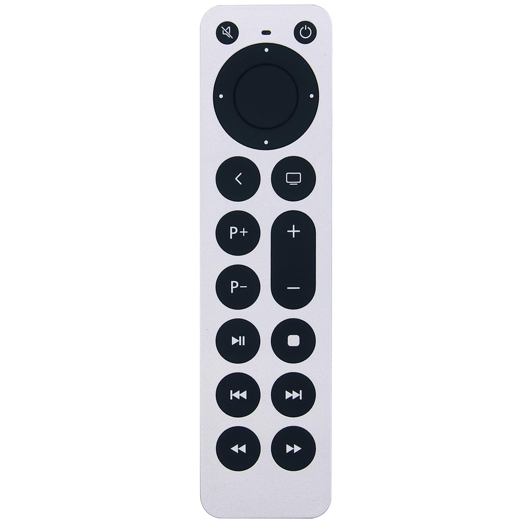 New Replacement Apple TV Remote Control for Apple tv remote 4K Gen 1 2 3 4 HD A2169 A1842 A1625 A1427 A1469 A1378 A1218 with Power and TV control function