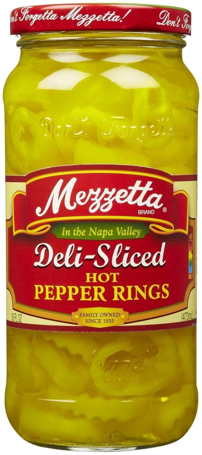 Mezzetta Pepper Banana Hot Slc - 1oz