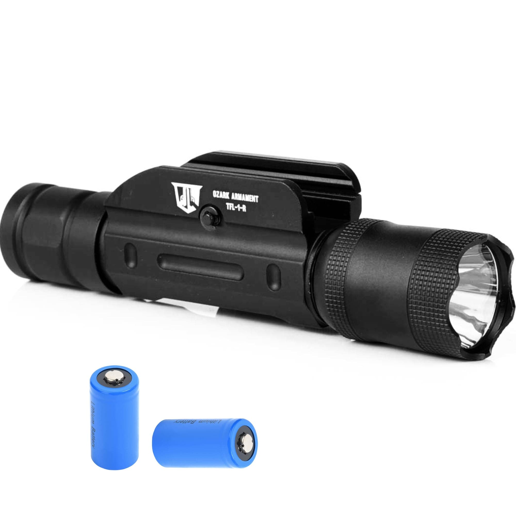 Rifle Light Picatinny Flashlight - Tactical Flashlight for Rifles, Shotgun Flashlight with Pressure Switch, 600 Lumens LED, Aluminum, Water Resistant