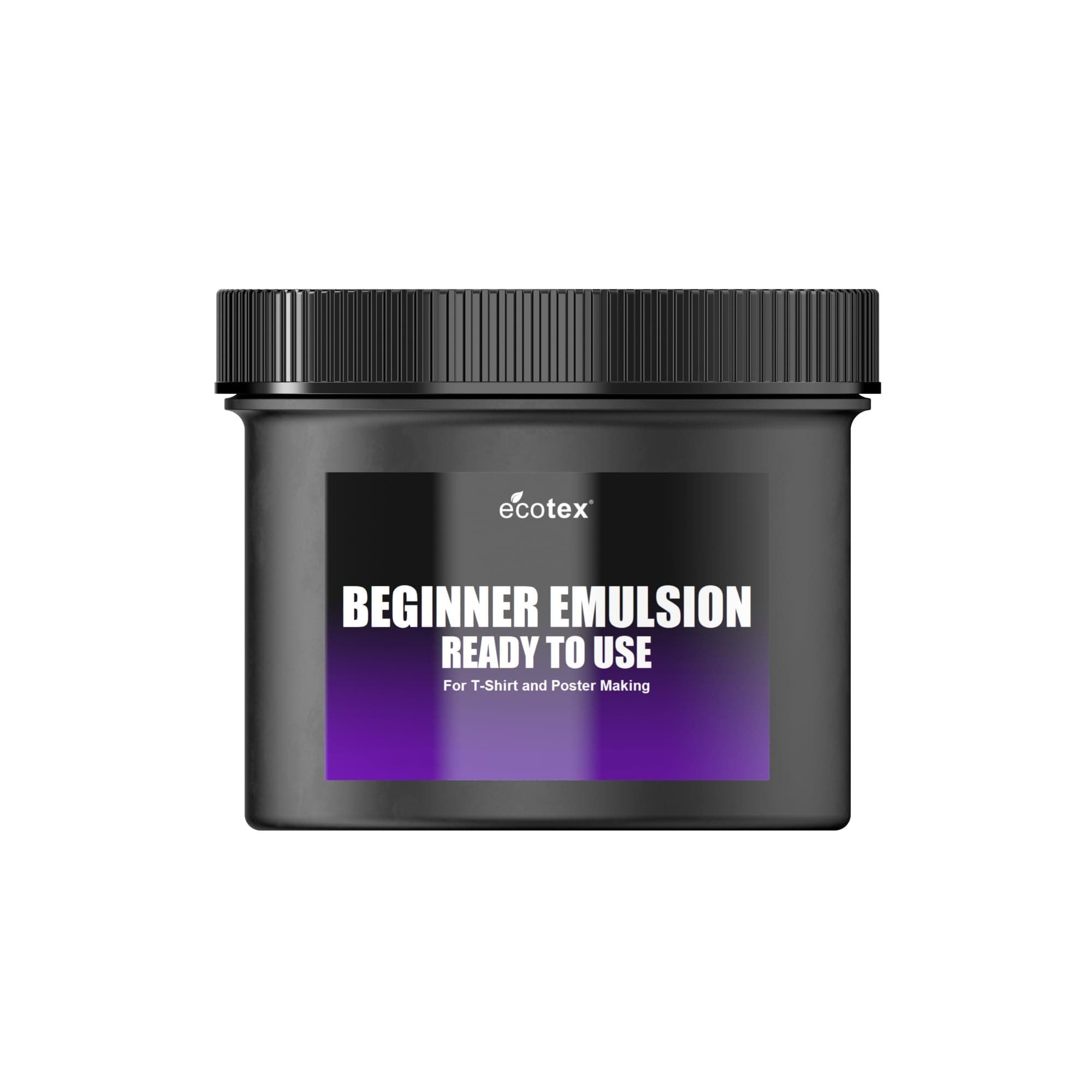 Ecotex® Beginner Screen Printing Emulsion (Pint - 16oz.) - Pre-Sensitized Ready to Use Photo Emulsion for Silk Screens and Fabric - for Plastisol Ink and Water Based Ink, Screen Printing Supplies