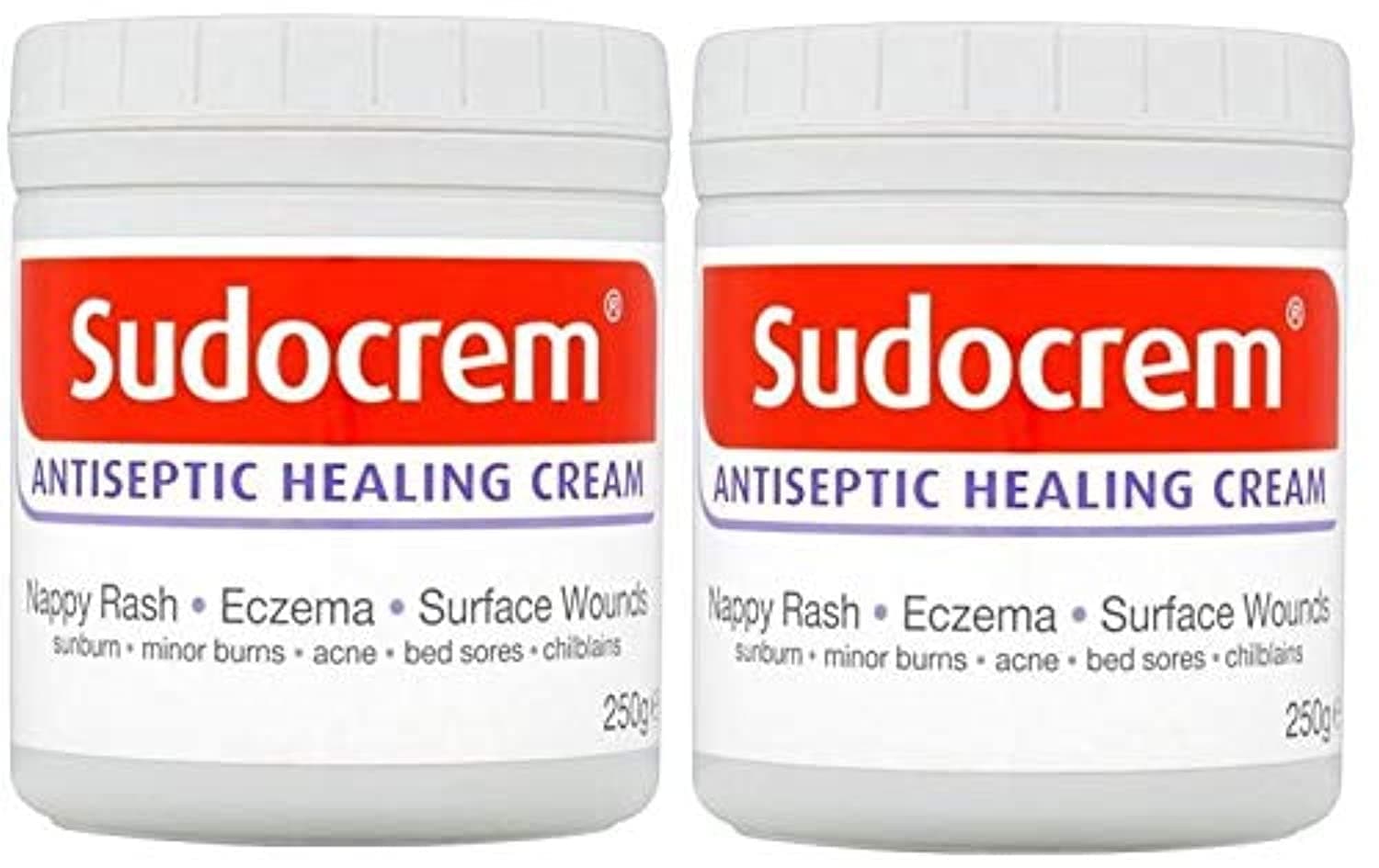 Sudocrem Antiseptic Healing Cream 250g, 2 Pack FM4137