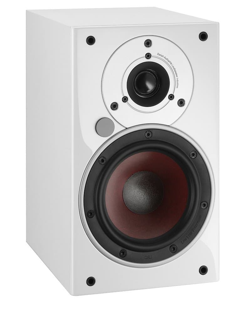 Dali Zensor 1 AX Active Compact Bookshelf Speakers (Pair, White)
