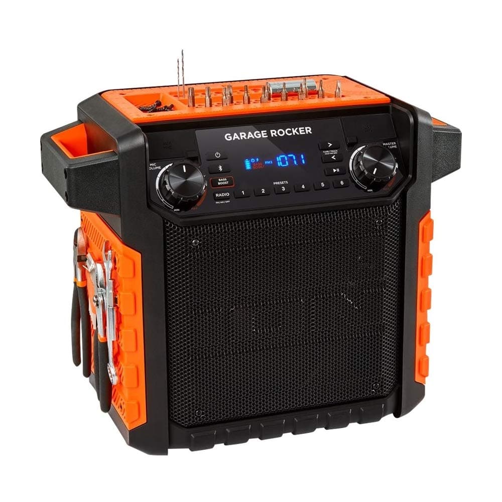 ION Audio Garage Rocker Portable Bluetooth Speaker - Black / Orange