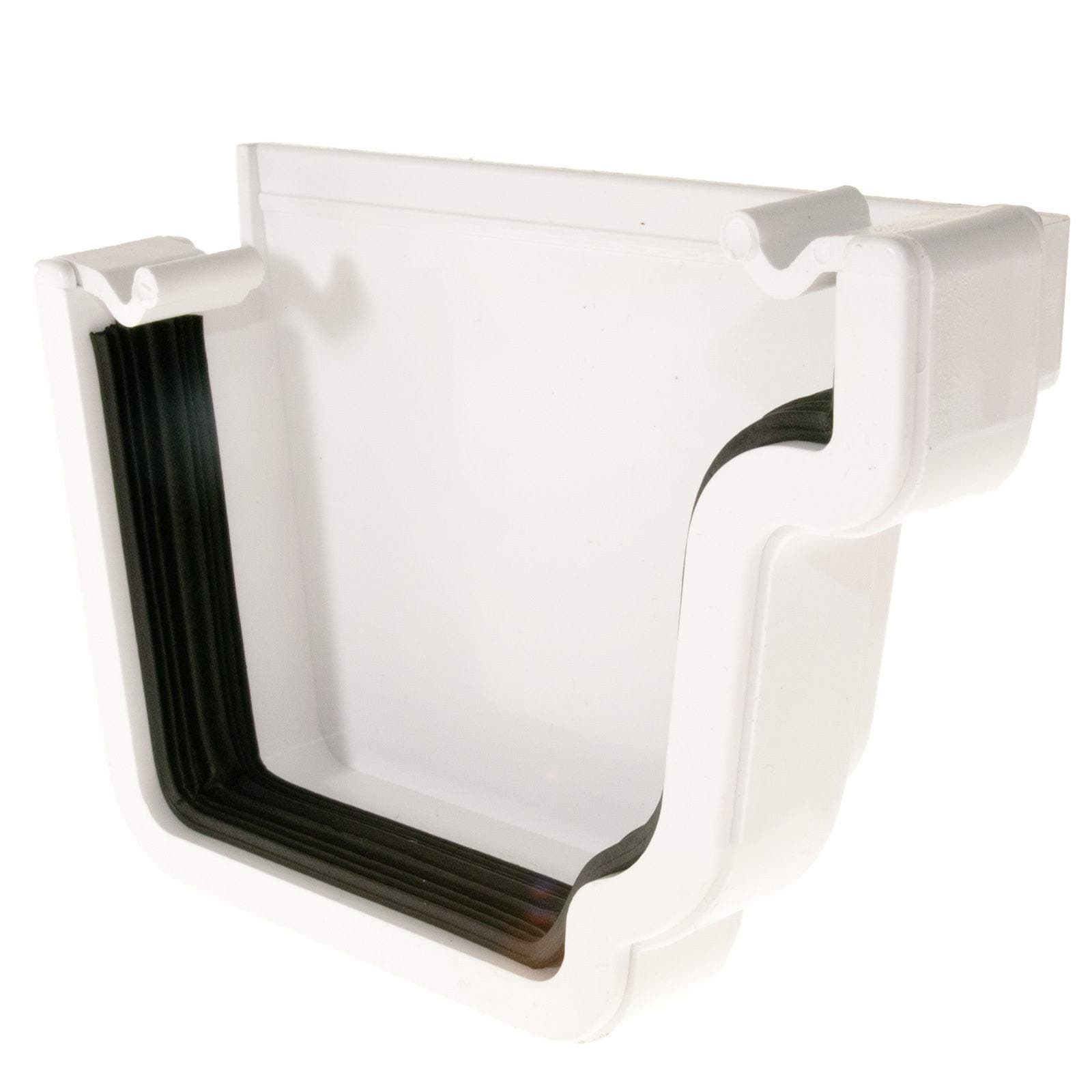White Right Wendland RS3258 Marshall Tufflex Gutter Stop End Conservatory Ogee Upvc Stopend Cap
