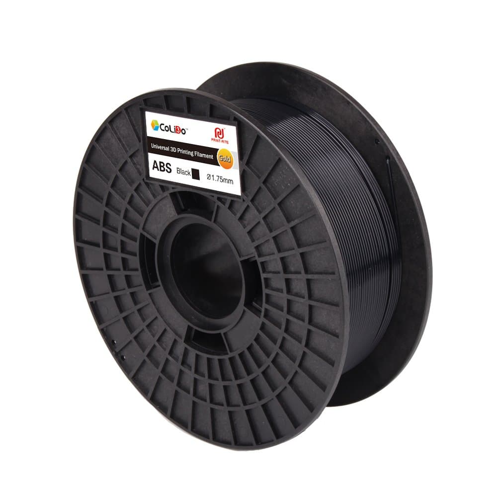 CoLiDo LFD001B 3D Printing Filament ABS 1.75mm Spool Black, 1Kg