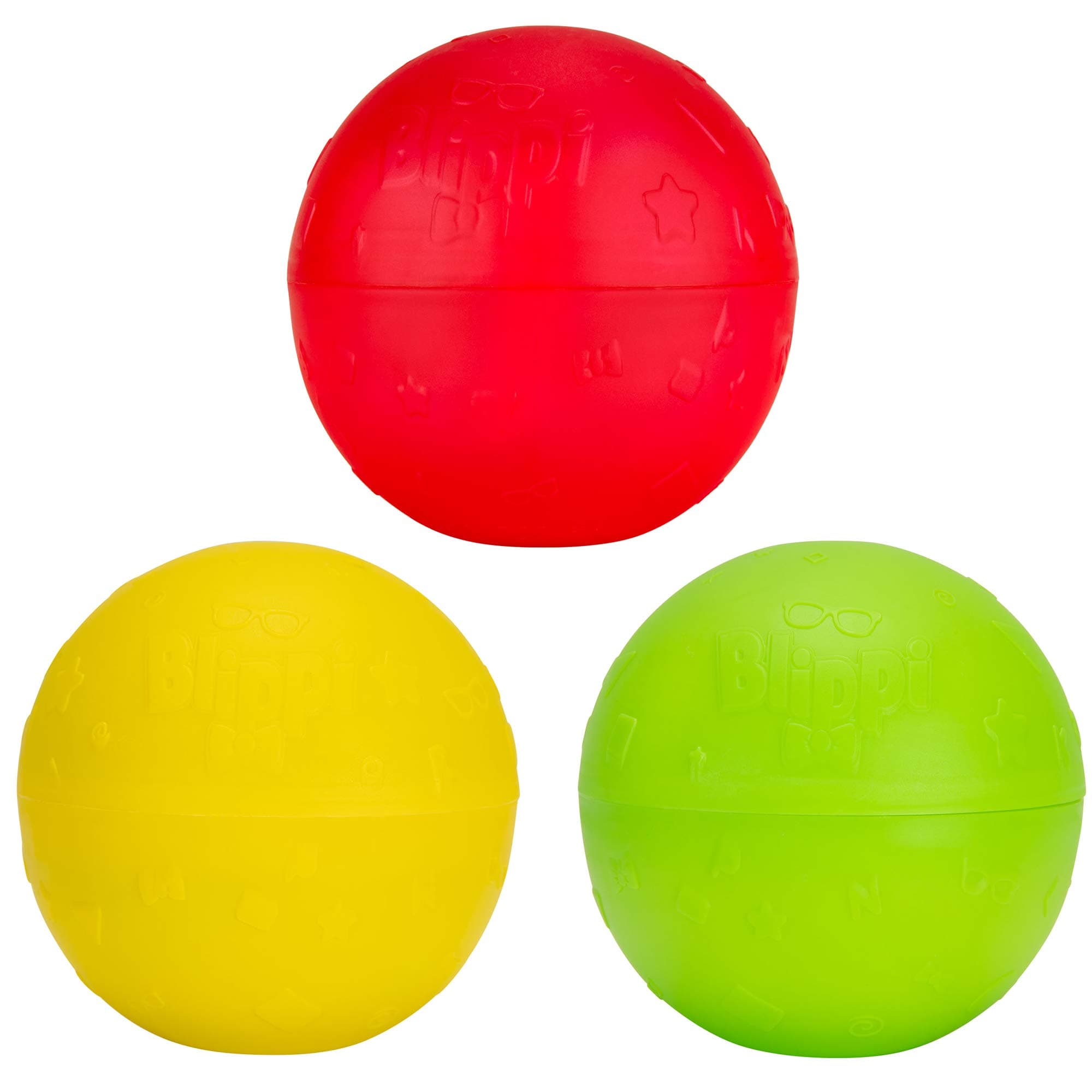 Blippi Ball Pit Surprise 3 Pack Bundle Learn Shapes and Numbers Toy Figures for Children and Toddlers