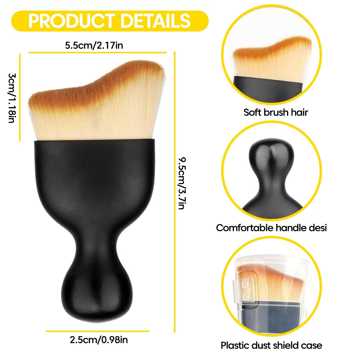 Sounce 5 in 1 Car Cleaning Kit Microfiber Duster with Long Handle Cleaning Brush Exteriror and Interiror Cleaning Cloth Ac Vent Cleaner Brush, Motorbike, SUVs Car Cleaning Kit