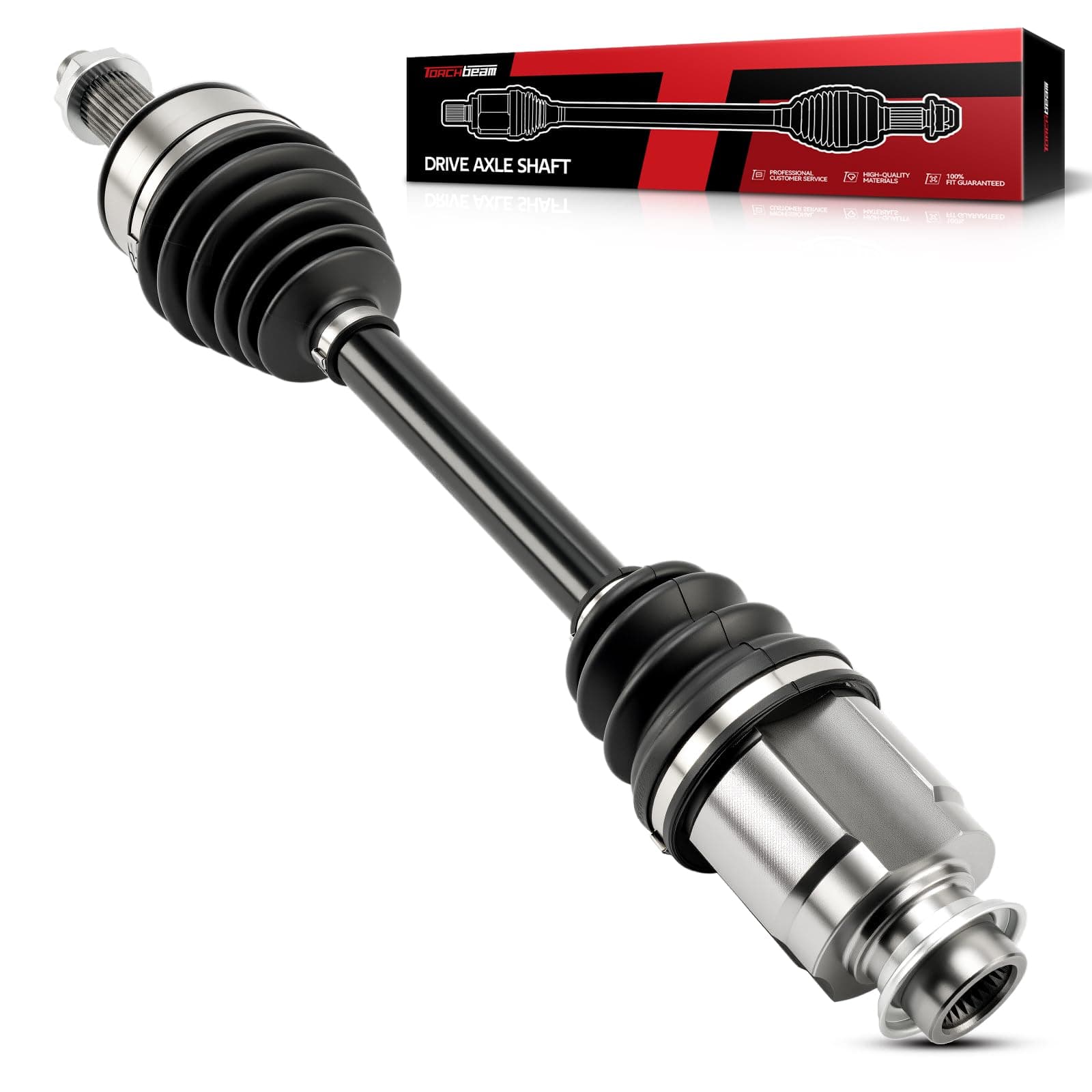 Torchbeam CV Axle Shaft Assembly Compatible with 2008-2017 Honda Accord 2.4L(2013-2017 Manual ONLY), 2009-2014 Acura TSX 2.4L(2014 Manual ONLY), 2014 Honda Civic EX Manual, Front Right CV Axle 66-4251