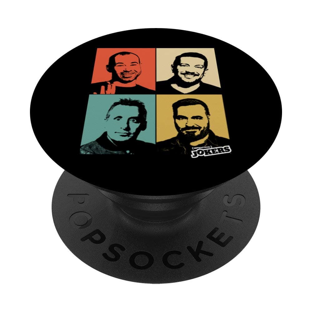 Impractical JokersImpractical Jokers Retro Vintage Style Long Sleeves PopSockets PopGrip: Swappable Grip for Phones & Tablets PopSockets Adhesive PopGrip