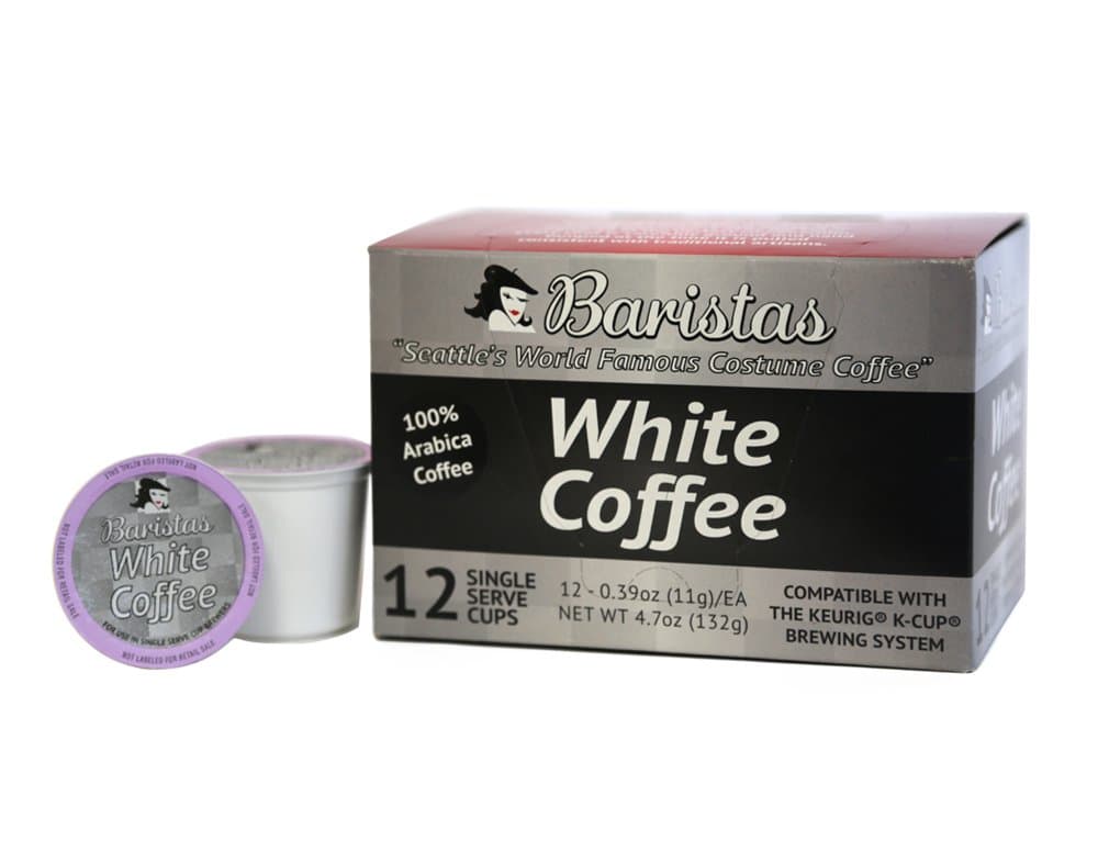 Baristas White Coffee Single Serve Coffee Cups