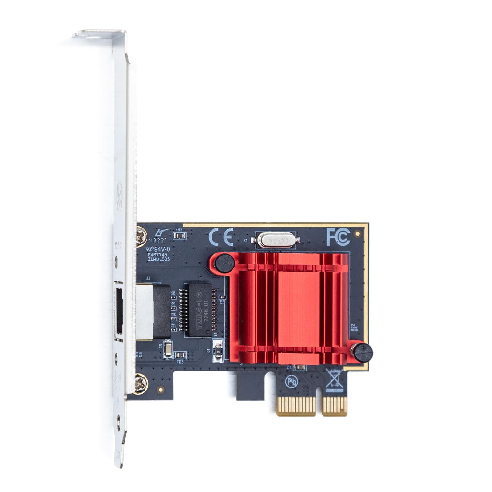 H!Fiber.com Gigabit PCIe NIC with Intel I210 Chip, 1Gb Network Card Compare to Intel I210-T1 NIC, Single RJ45 Port, PCI Express 2.1 X1, Ethernet Card with Low Profile for Windows/Windows Server/Linux