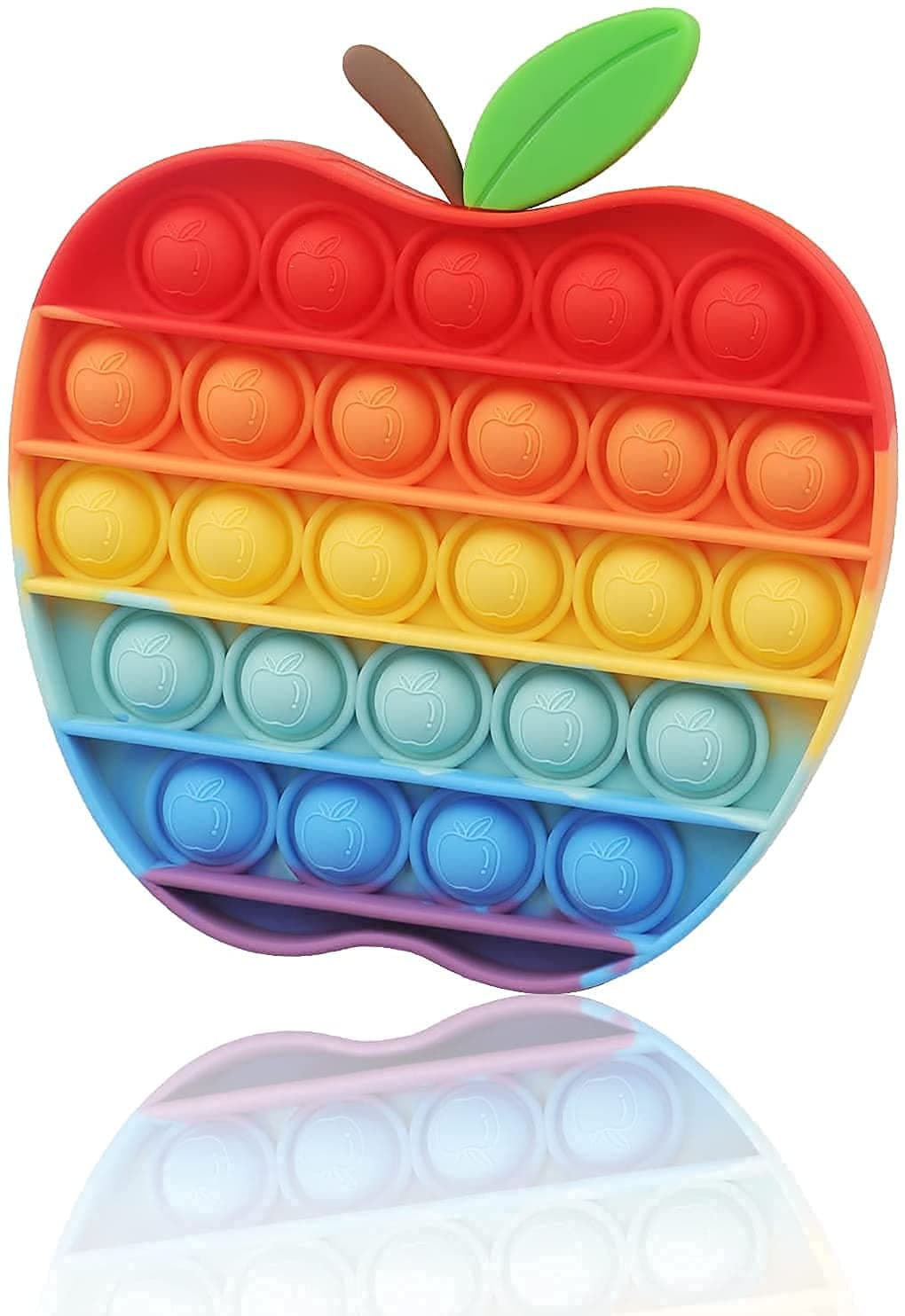 pop it Fidget Toys, pop it Fidget Toy Set | pop its Fidget Toys, Fidget Toys pop it Rainbow, pop it Toy, | poppit Fidget Toy, Rainbow pop it, Push pop Bubble Fidget Toy (Rainbow Apple)