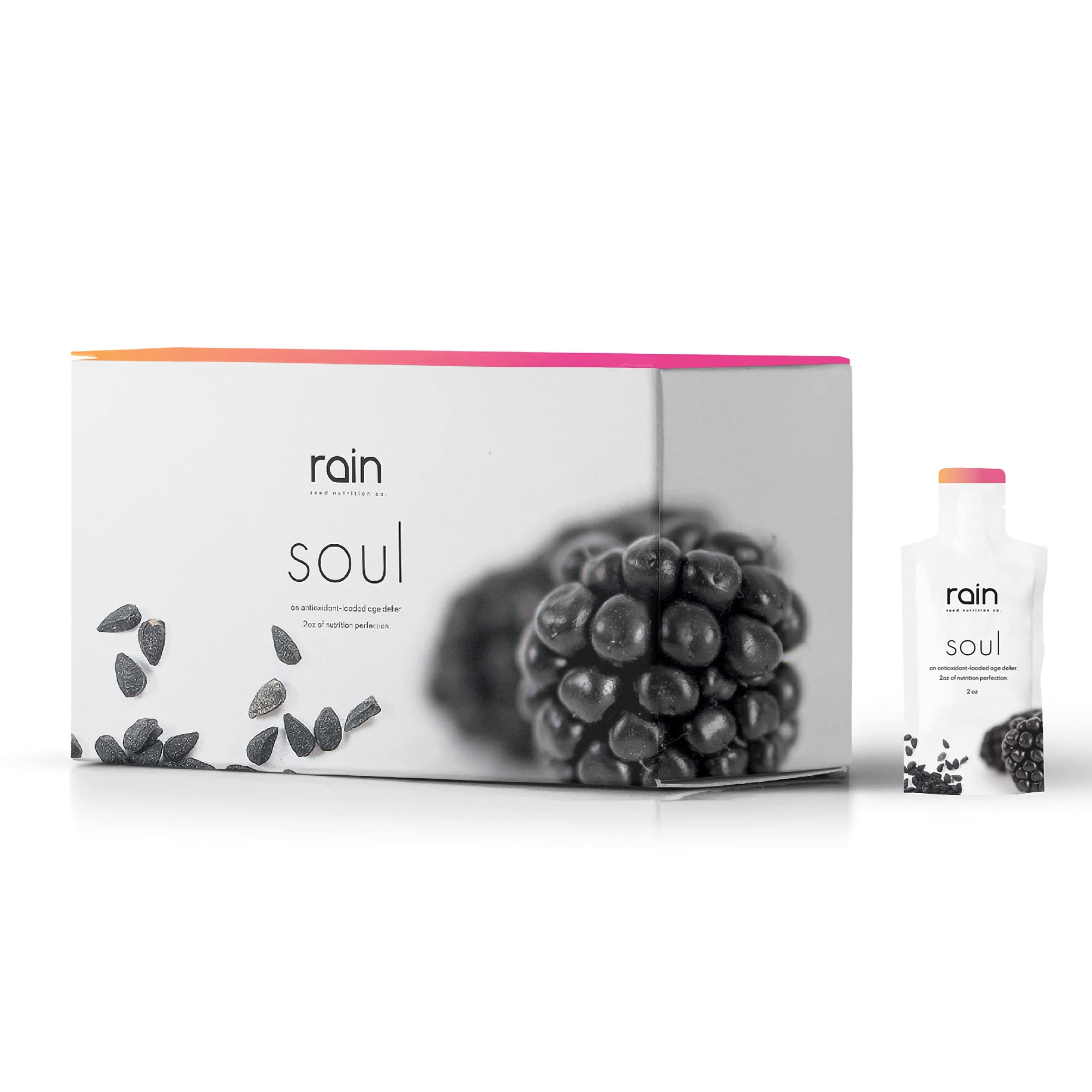 Rain - Soul - Super Supplement with Powerful Nutrients & Vitality-Boosting Ingredients for Wellness & Immune Support - 1 Box (30 Pouches)