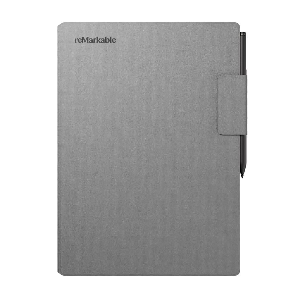 reMarkable Paper Pro - Polymer Weave Book Folio for Your 11.8'' Paper Tablet - Gray