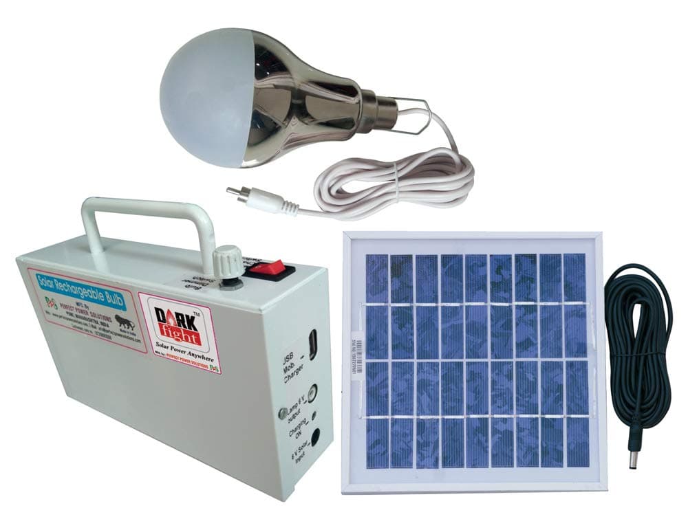 Dark fight 7.5V 700 mAh Solar Rechargeable Bulb