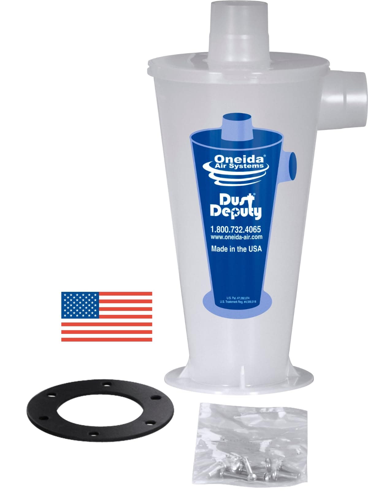 AXD001004 Standalone Anti-Static Cyclone Separator (The Dust Deputy DIY), Pack of 1