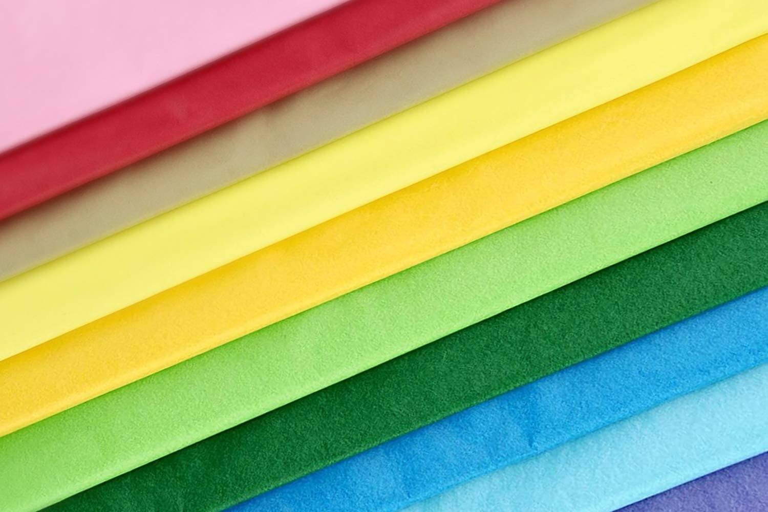 KEPLIN 110 x Multi Coloured Tissue Paper/Gift Wrap/Wrapping Paper Sheets (20" x 30")