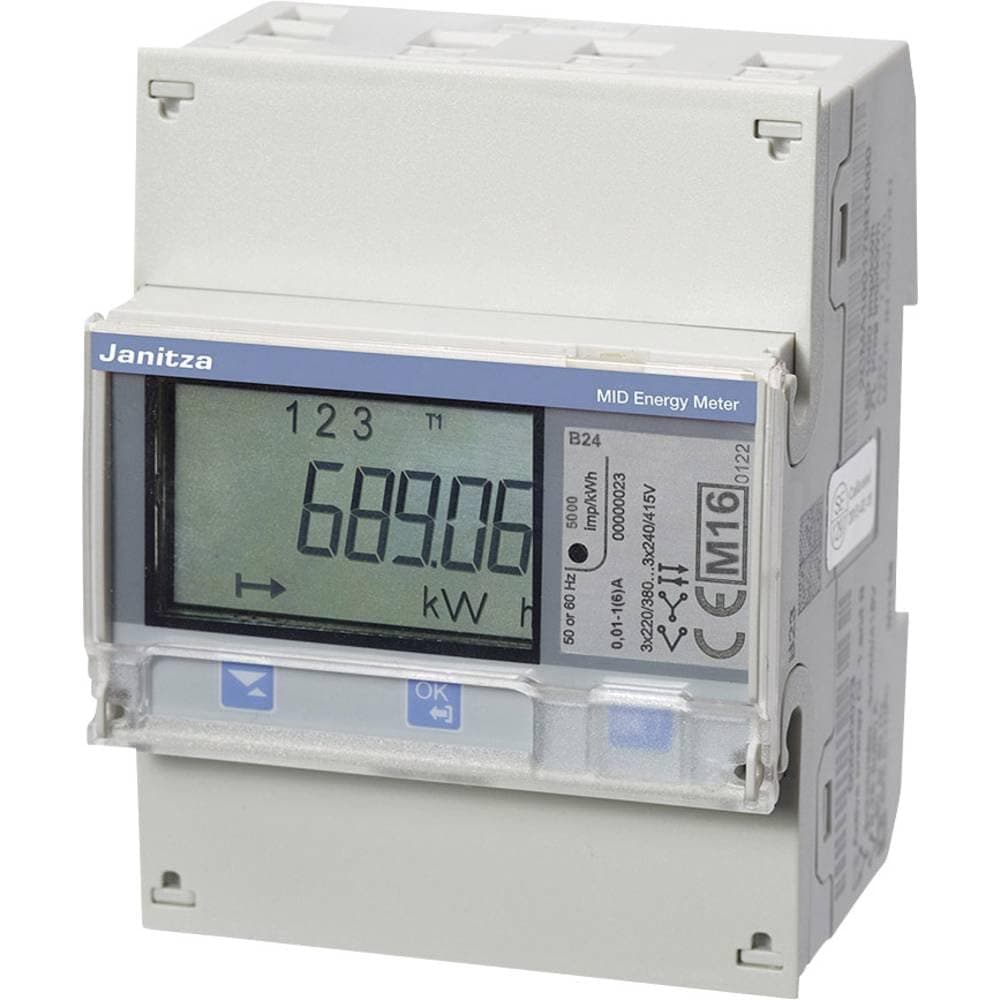 Janitza 1401360 B24 312-10J Three-Phase Meter with Converter Connection, 1 Piece