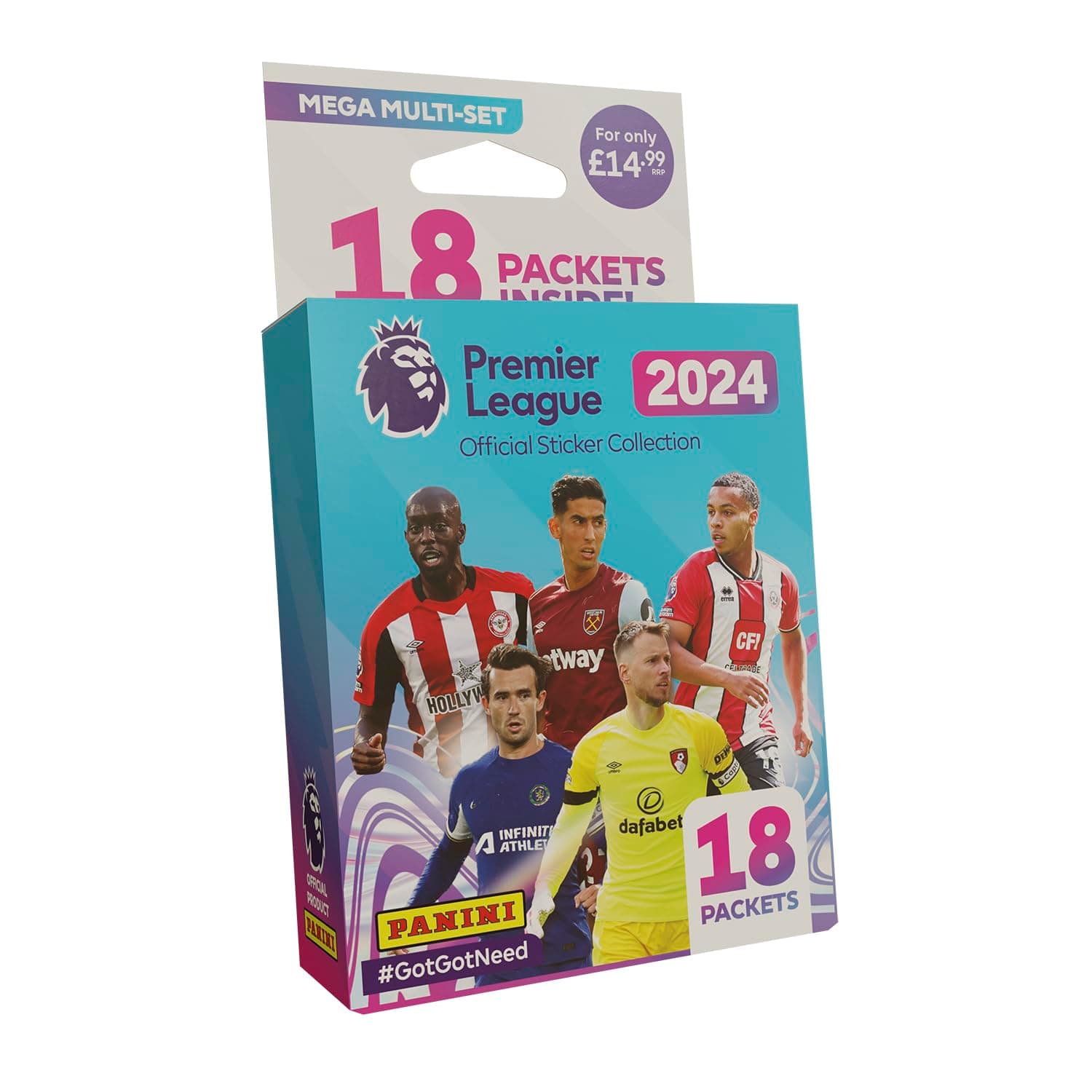 Premier League 2023/24 Sticker Collection Mega Multiset