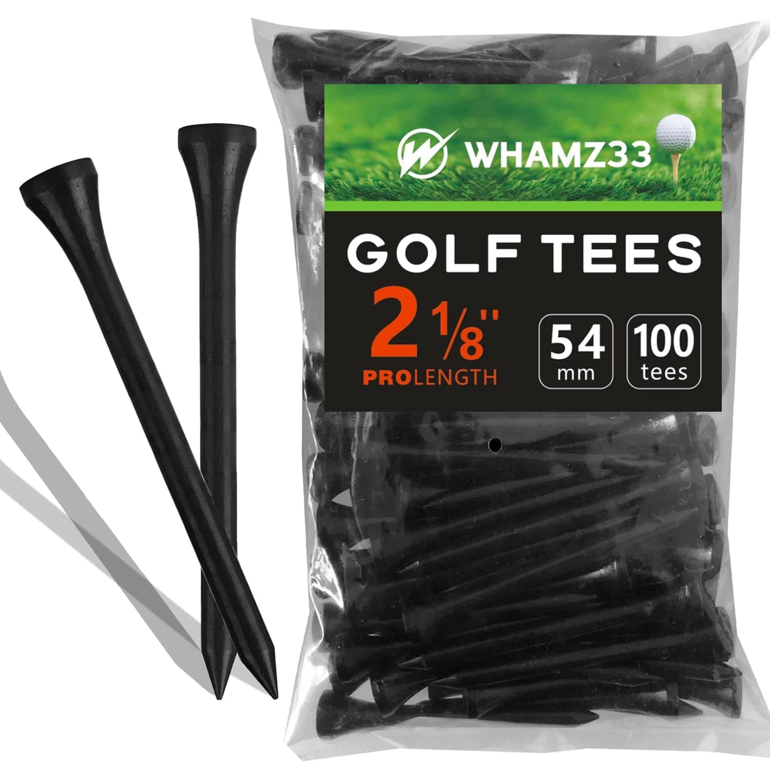 Professional Wooden Golf Tees 2 3/4 inch Tee Pack of 100 Golf Tee