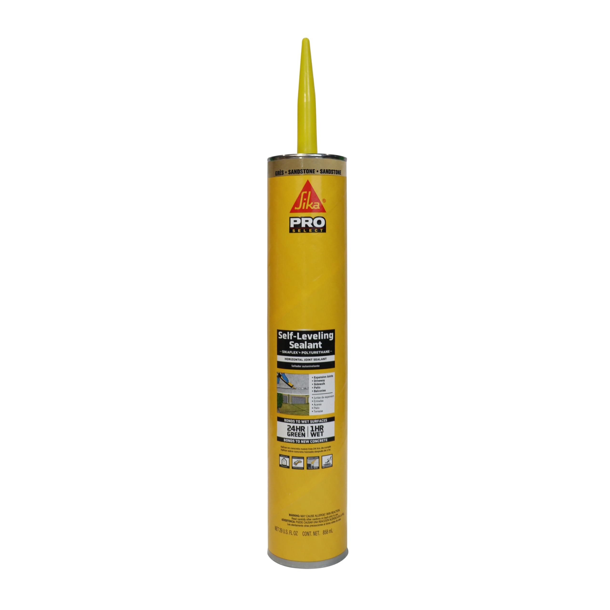 SIKA Sikaflex Self Leveling Sealant, Sandstone, 29 fl oz fL, Polyurethane, Sealing Horizontal Expansion Joints in Concrete, Accelerated Curing, Self-Leveling, Durable
