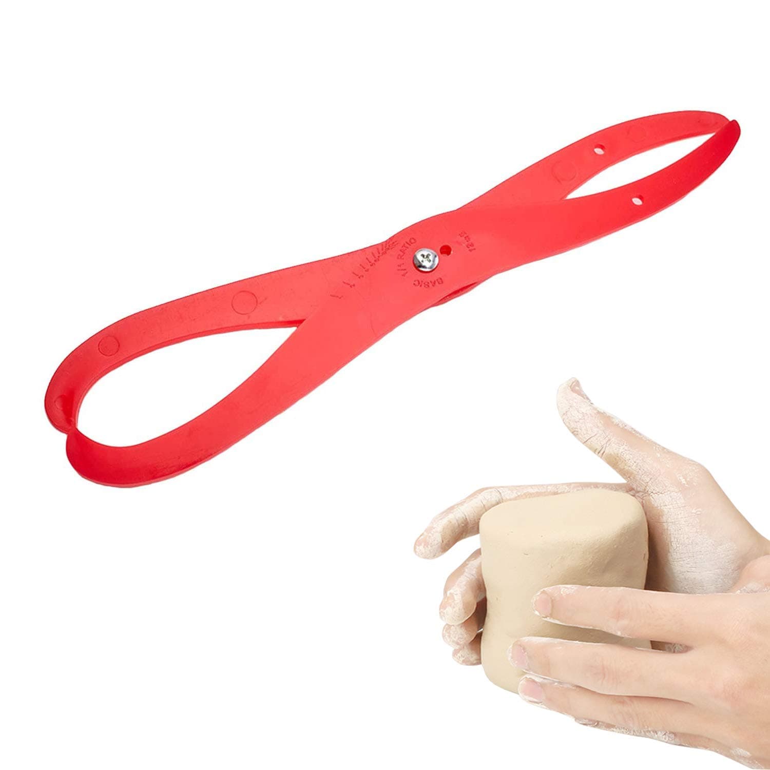 DIYstore 6" Length Bent-Leg Plastic Caliper Clay Sculpture Ceramic Measuring Pottery Tool for Carving, Shaping, Clay Sculpture, Modeling