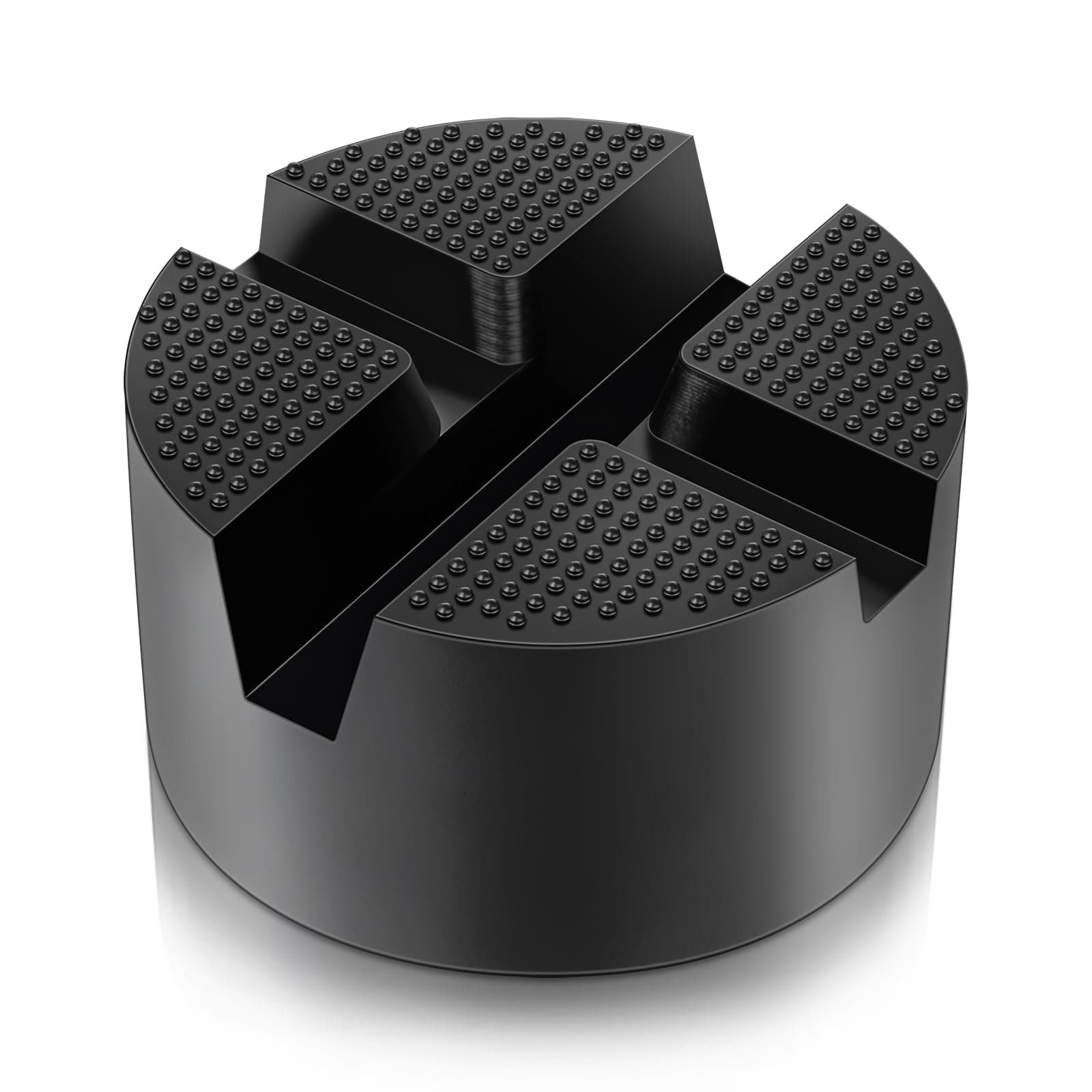 DEDC Floor Jack Pad,Universal Thickened Rubber Pinch Weld Jack Adapter Pad/Puck, Car Lift Frame Rail Protection Accessories -1 Pc