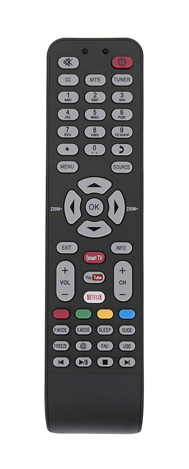 X490007 Replaced Remote Control fit for HITACHI LCD LED Smart TV LE32M4S9 LE48M4S9 LE43M4S9 06-519W49-D001X 06-519W49-B001X with Netflix Keys