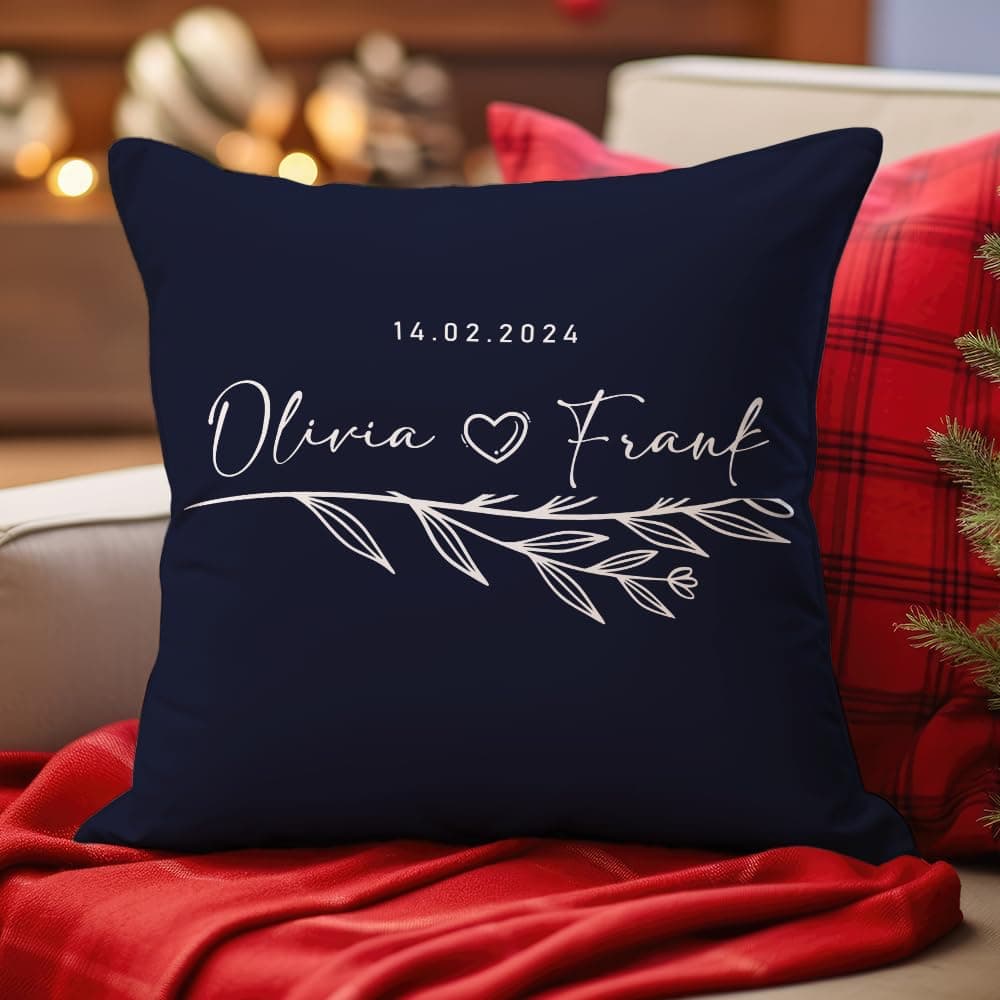 Personalized Mr and Mrs Pillows, Wedding Gifts for Couples with Name, Hubby Wifey Pillow Cases, Bridal Shower Gifts Valentines' Day for Her (Mr & Mrs-02)