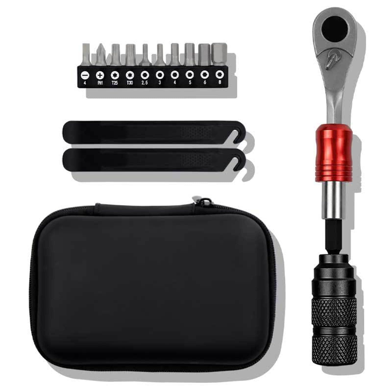 Azonee Ratchet Wrenches Bike Repair Tool Kit, Compact Multi-Functional Set, Lightweight and Ideal for Easy Maintenance and Repairs