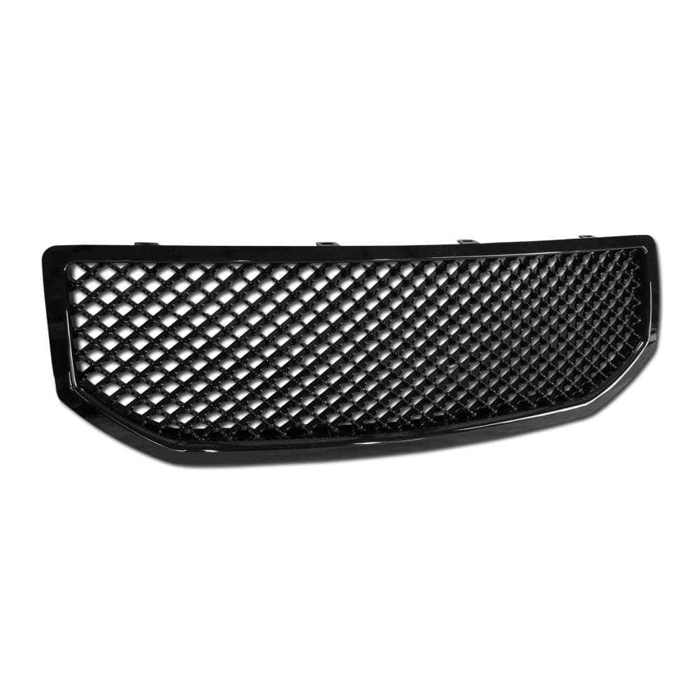 7422443326371 Compatible With 2006 2007-2012 Dodge Caliber Glossy Black Mesh Front Bumper Grill Grille