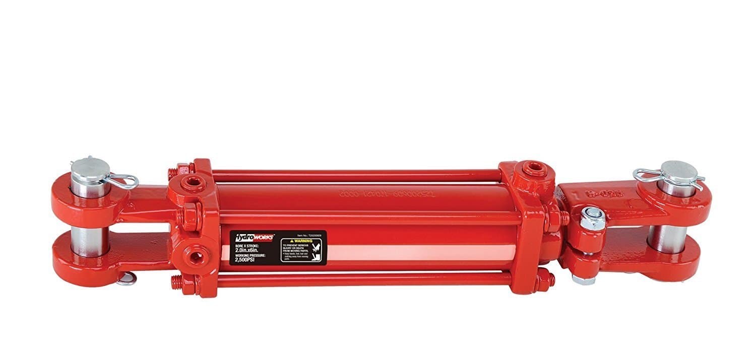 Double Acting Tie Rod Hydraulic Cylinder, 2500 PSI (2" Bore/ 6" Stroke)
