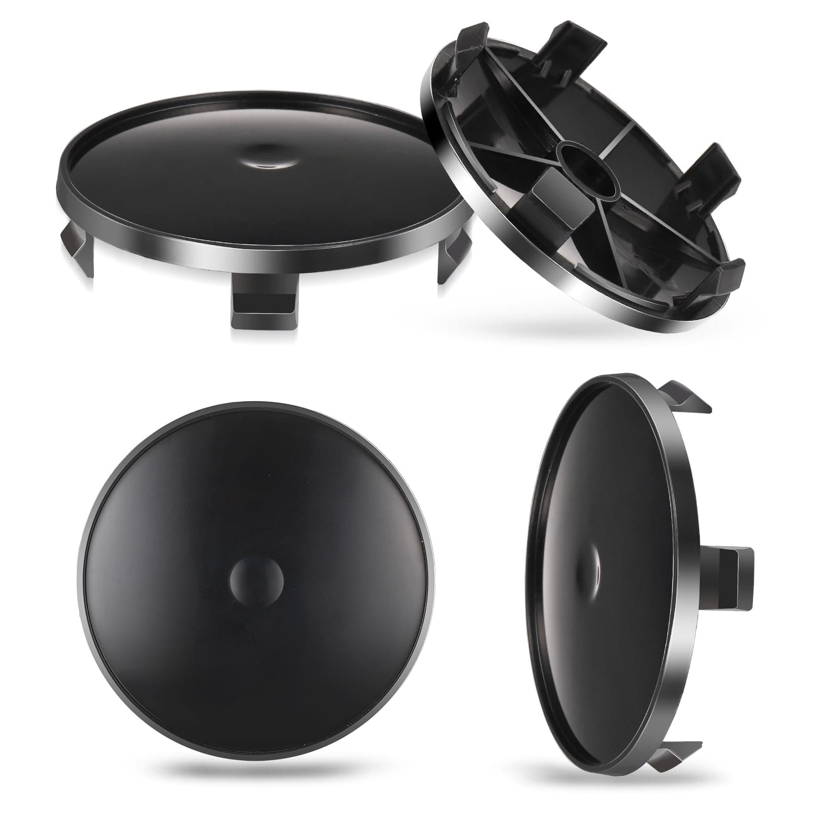 4Pcs Hub Centre Caps 68mm, Stable Wheel Hub Caps for BMW Centre Caps, Car Wheel Center Hub Caps Replacement Compatible with BMW Wheel Centre Caps (OD 68mm ID 64mm)